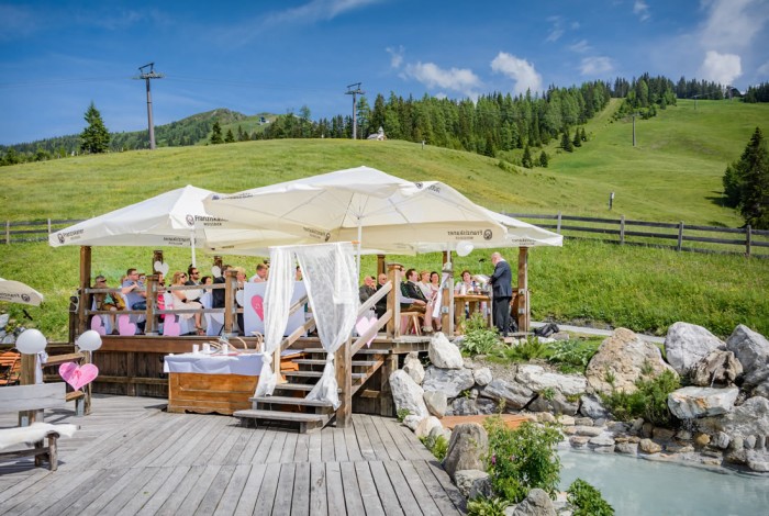 Geben Sie sich das Ja-Wort auf der Wengeralm im Gasteinertal, Österreich